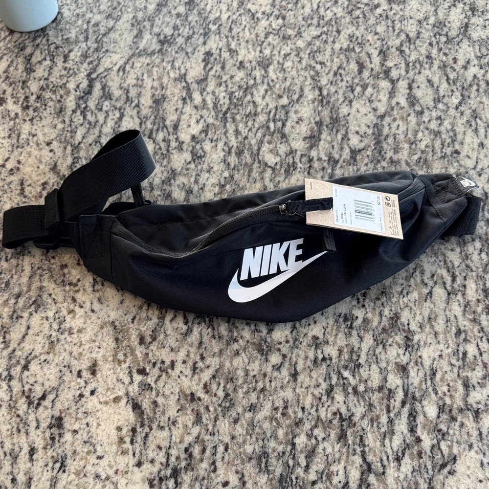 Nike Black and White Belt Bag